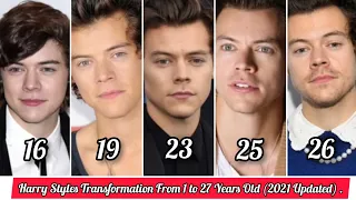 Harry Styles Transformation From 1 to 27 Years Old (2021 Updated) .