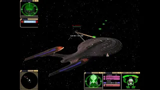 Century Class vs Romulan Reality Crash | KM | Star Trek Bridge Commander