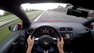 Golf 6 GTI 240kmh Autobahn