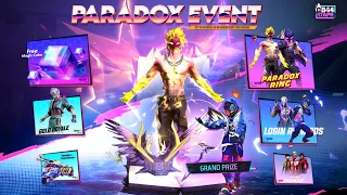 PARADOX EVENT FULL DETAILS FF | FREE FIRE NEW EVENT | FF NEW EVENT | UPCOMING EVENT IN FREE FIRE