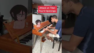 Attack on Titan - Top 5 Openings | Piano