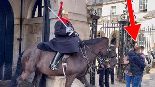 Horse QUITS! Crowd Almost TRAMPLED by Fed Up King's Horse After SEEING IDIOTS