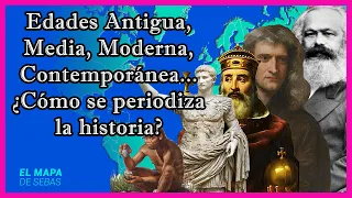 ⏳¿Cuáles son las EDADES Antigua, Media, Moderna y Contemporánea [+ Prehistoria] ⏳ - El Mapa de Sebas