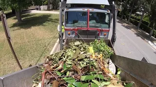 GoPro on a Mini Trash Truck - Collection + Unloading