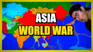 I Simulated Asia in a Battle Royale World War Simulator until 1 nation left