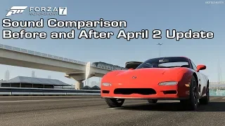 Forza Motorsport 7 - 1997 Mazda RX-7 Sound Comparison - Before and After April 2 Update