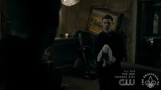 The Originals 5x08 Klaus tells Elijah he gave Hope her name & the teddy the day she was born