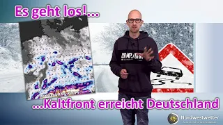 Kaltfront erreicht Deutschland! Sturmböen, Schnee & Glätte am Donnerstag  | Wetterwarnung