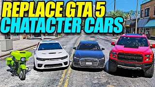 HOW TO REPLACE MICHAEL, FRANKLIN & TREVOR's CAR IN GTA 5