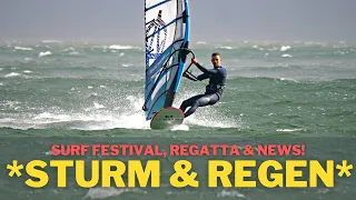 STURM & REGEN - Es ballert richtig! | Windsurfen auf Fehmarn