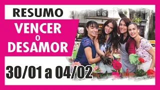 Resumo da novela Vencer o Desamor: 30/01, 31/01, 01/02, 02/02 e 03/02