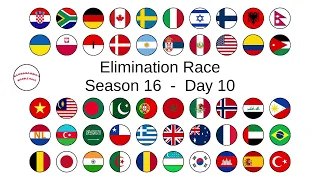 ELIMINATION LEAGUE COUNTRIES season 16 day 10