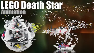 LEGO 75159 Death Star Animation Speedbuild | 75159 LEGO Star Wars Rendered | Blender Geometry Nodes