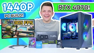 The Best VALUE RTX 4070 Gaming PC Build! 👀 [Full Build Guide w/ Benchmarks!]