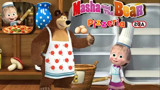 Masha and The Bear: Pizzeria - Gameplay All Levels #7 | BLACK BEAR FRIEND