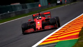 Sebastian Vettel’s Q2 Lap OnBoard with SF1000 | 2020 Belgian Grand Prix