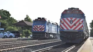 Railfanning in Hinsdale