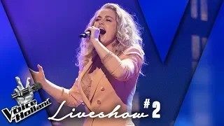 Patricia van Haastrecht sing "Sorry" in The Top 9 of The Voice Holland Season 9