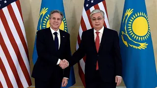 Казахстан готов к развитию стратегических отношений с США. Токаев встретился с Блинкеном в Акорде