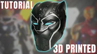 Making a Black Panther Helmet | 3D Printed Cosplay Mask |