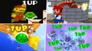 Evolution of Infinite Lives Glitch in Super Mario Games (1985 - 2021)