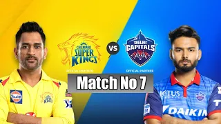 CSK VS DC | Match No 7 | IPL 2020 Match Highlights |cricket 19 xbox one| cricket 19|hotstar cricket