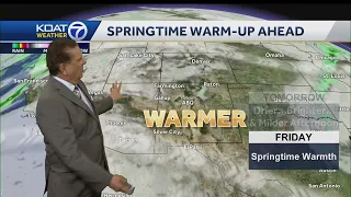 Dry and mild for New Mexico before a more active weekend