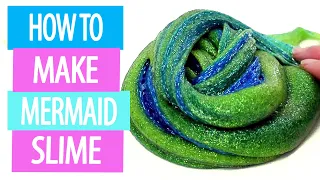 How to Make Mermaid Slime Recipe - DIY Mermaid Slime