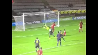 Kabasele GOAL Spain U21 - Belgium U21 Friendly 12/09/2014