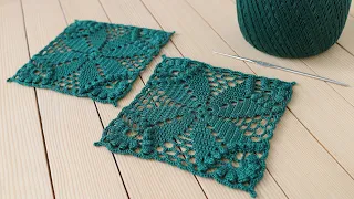 Цветочный КВАДРАТНЫЙ МОТИВ вязание крючком МАСТЕР-КЛАСС схема узора Crochet Square Motif Tutorial