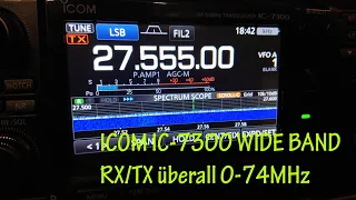 ICOM IC-7300 - All Band Modifikation RX+TX für CB und Amateurfunk