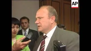 Russia - Zyuganov Reaction To Lebed Appointment