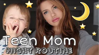 SINGLE TEEN MOM NIGHT ROUTINE *REALISTIC*