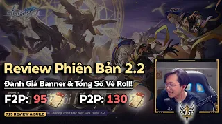 Review Phiên Bản 2.2! Đánh giá Banner và 130 vé roll! #honkaistarrail #robin #boothill