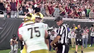 Gator Bowl:  Game Winning TD-Field View