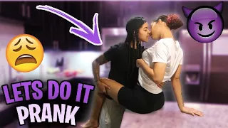 “LETS DO IT” ON THE KITCHEN COUNTER PRANK ON GIRLFRIEND!!