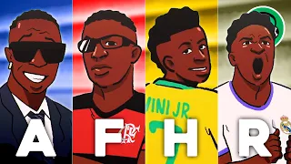 ♫ VINÍCIUS JR DE A a Z | FutParódia Animada