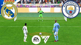 FC 24 MANCHESTER CITY VS REAL MADRID UCL FINAL PENALTY SHOOTOUT PS5 GAMEPLAY