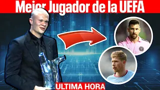 Erling Haaland gana el premio a mejor jugador del año en la UEFA