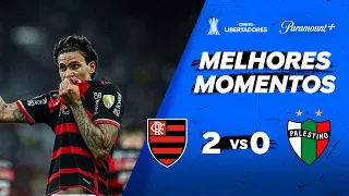 FLAMENGO 2 x 0 PALESTINO - CONMEBOL LIBERTADORES 2024 | Paramount Plus Brasil