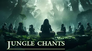 ( Jungle Chants ) - Didgeridoo and Shamanic Drums - Tribal Ambient Rhythmic music - 432 Hz