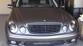 How to remove the front bumper of a Mercedes-Benz E350 (w211)  (OLD)