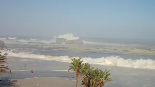 Massive waves from our live stream at Clifton webcam in Cape Town. Watch live on our channel!