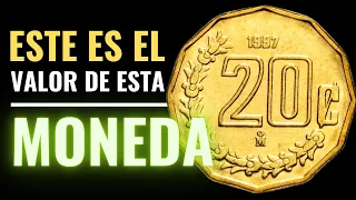 Enterate CUANTO vale esta Moneda en el 2023 / 20 Centavos 1992-2002