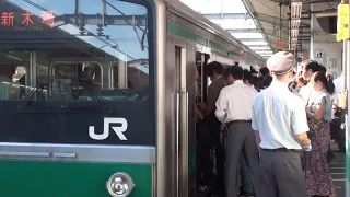 【過密・混雑】朝ラッシュの埼京線赤羽駅 Japan Tokyo JR Saikyō Line Morning Rush Hour at Akabane Station