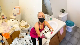 Miami’s Grimiest Bathroom Makeover- SATISFYING