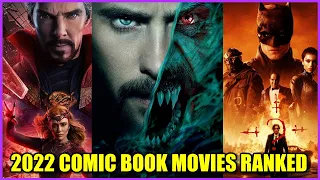 2022 Comic Book Movies RANKED From Worst To Best!