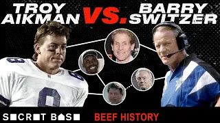 Troy Aikman and Barry Switzer beefed from college to the NFL, with help from Skip Bayless