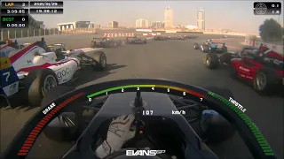 Onboard 2021 F3 Asian Championship:  Round 1 Race 1 at Dubai