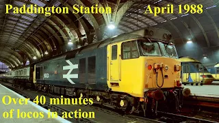 Trains in the 1980s - Paddington Station - April 1988